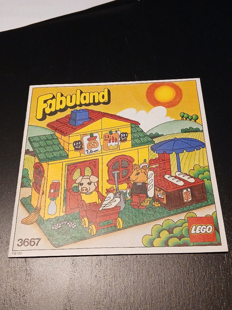 Fabuland 3667 instructieboekje (1982), Ophalen, Gebruikt, Overige thema's, Overige typen
