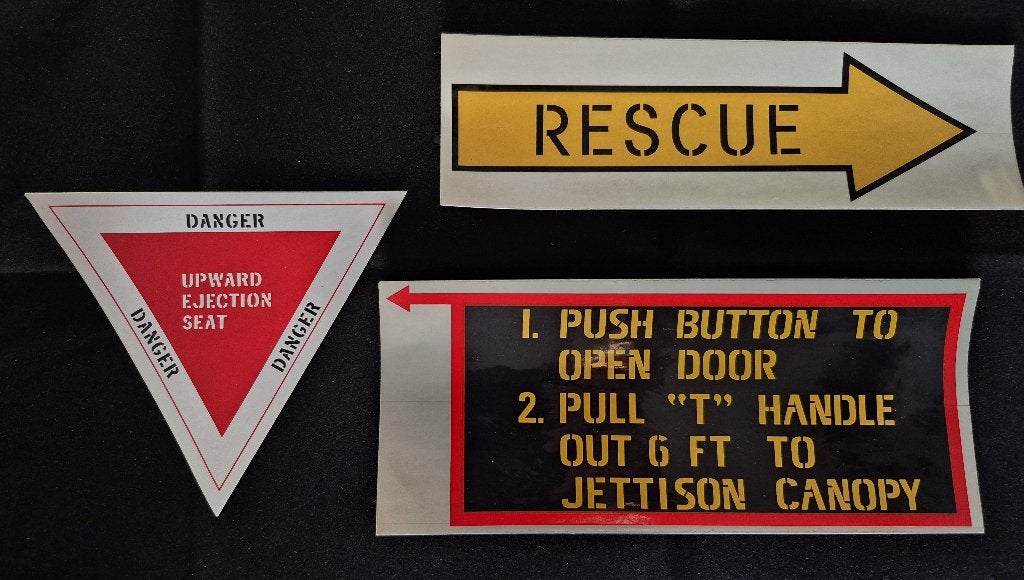 Set van 3 vliegtuigsticker (ST24), Ophalen of Verzenden, Zo goed als nieuw, Patch, Badge of Embleem