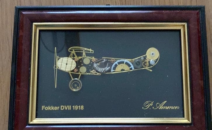 Orginele horologisch collage, Ophalen of Verzenden, Zo goed als nieuw, Groter dan 1:32