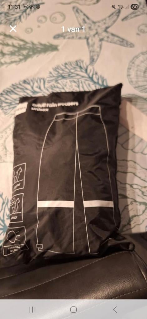 Nieuwe HEMA Regenbroek Unisex - Waterdicht en Reflecterend, Ophalen of Verzenden