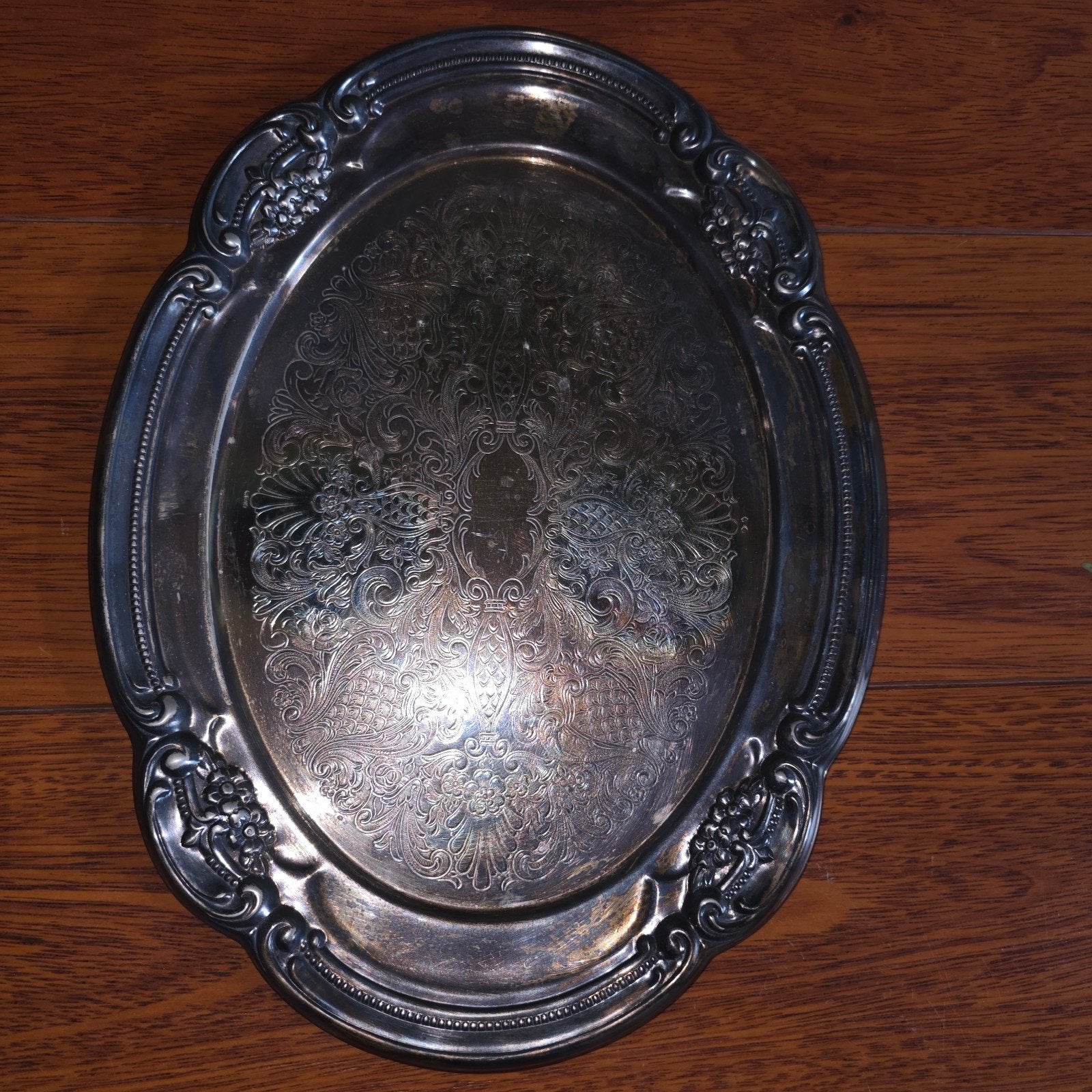 Vintage barok dienblad, Ophalen of Verzenden