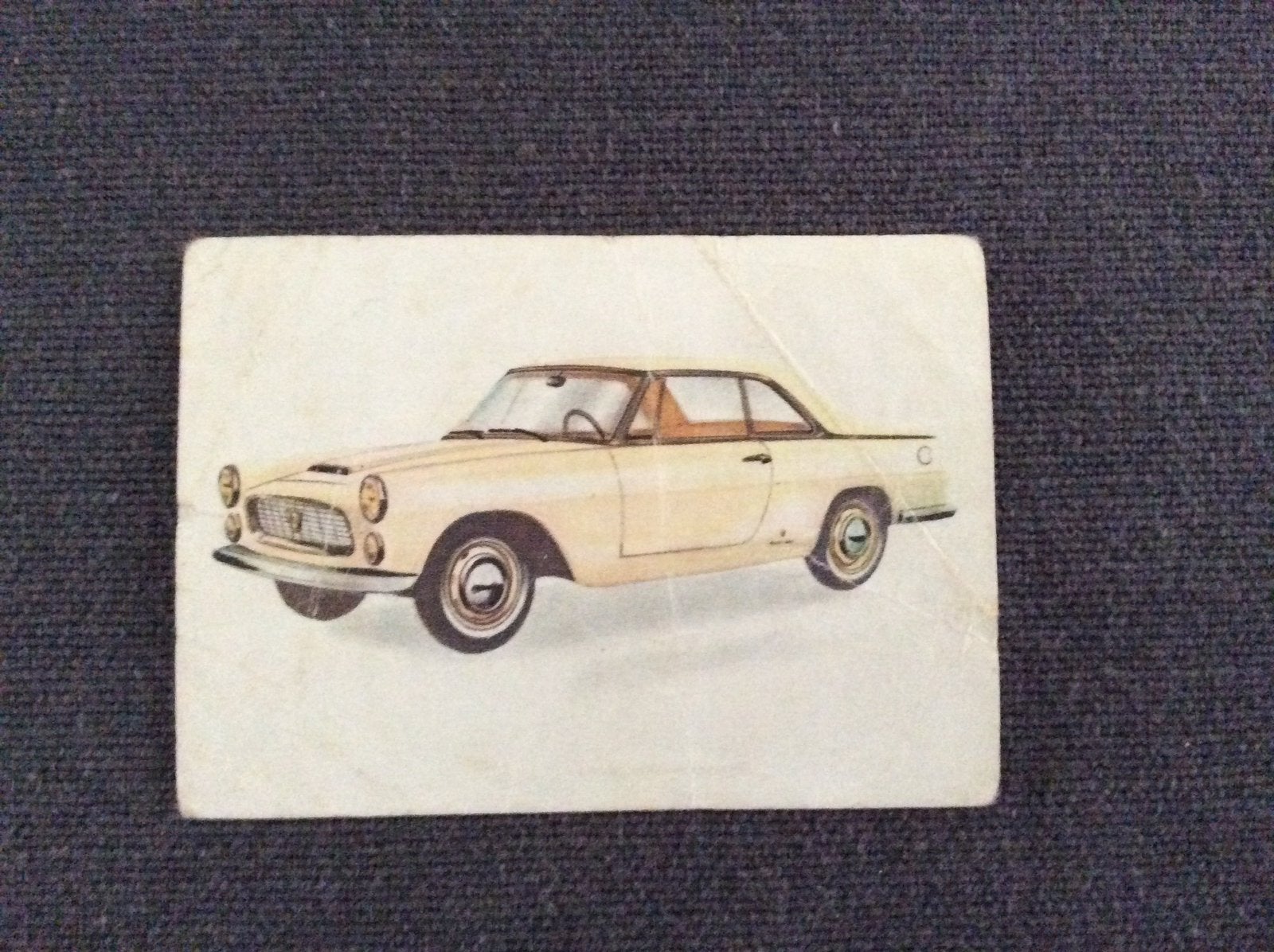 Oud Autoplaatje Jacques Chocolade Auto’s 1962, Verzamelen, Ophalen of Verzenden, Zo goed als nieuw, Auto's