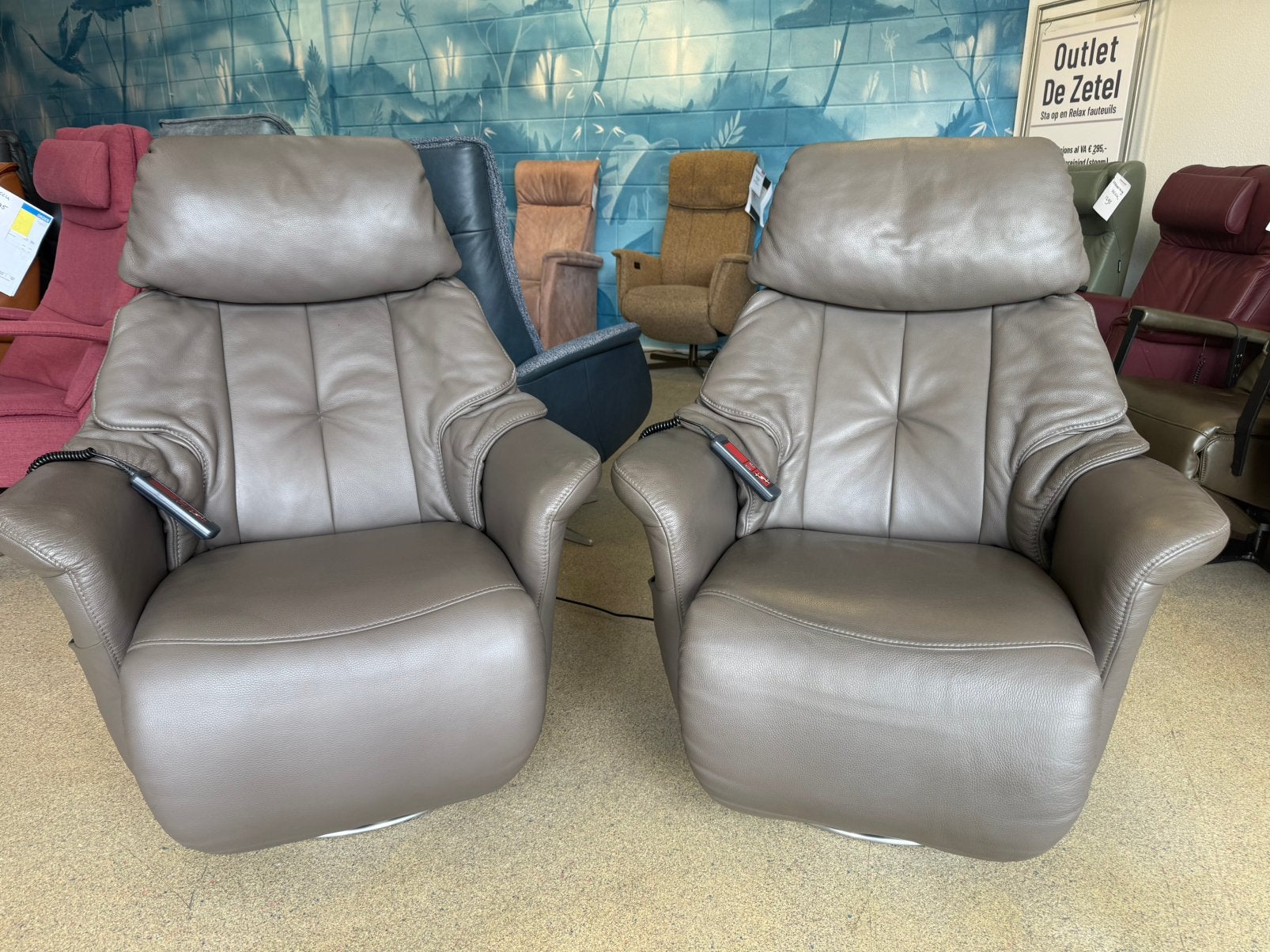 Meubelzorg sta op relax stoel relaxfauteuils gratis bezorgd, Huis en Inrichting, Fauteuils, Ophalen of Verzenden, Nieuw, Leer