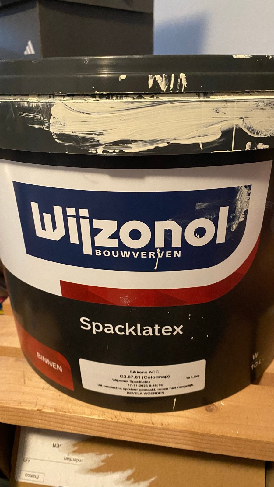 Sikkens Wijzonol Spacklatex G3.07.81 (5 Liter), Ophalen, 5 tot 10 liter, Wit, Verf