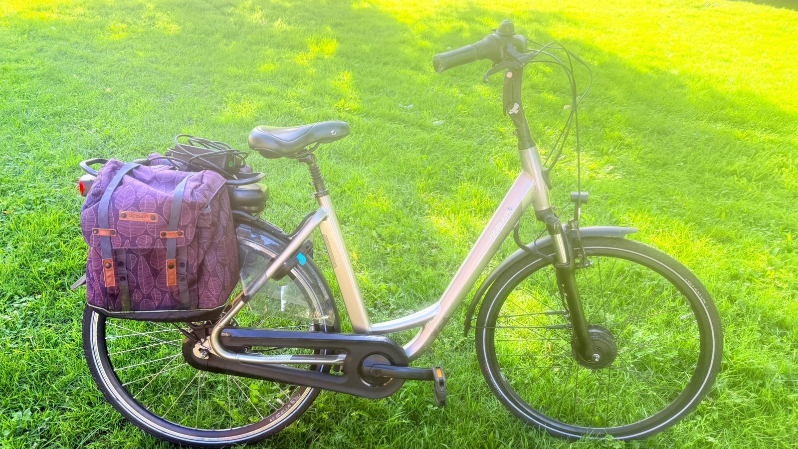 Nette goede unisex damesfiets E-bike Stella Livorno 52cm N7, Fietsen en Brommers, Gebruikt, Velgrem, Versnellingen, 50 tot 53 cm