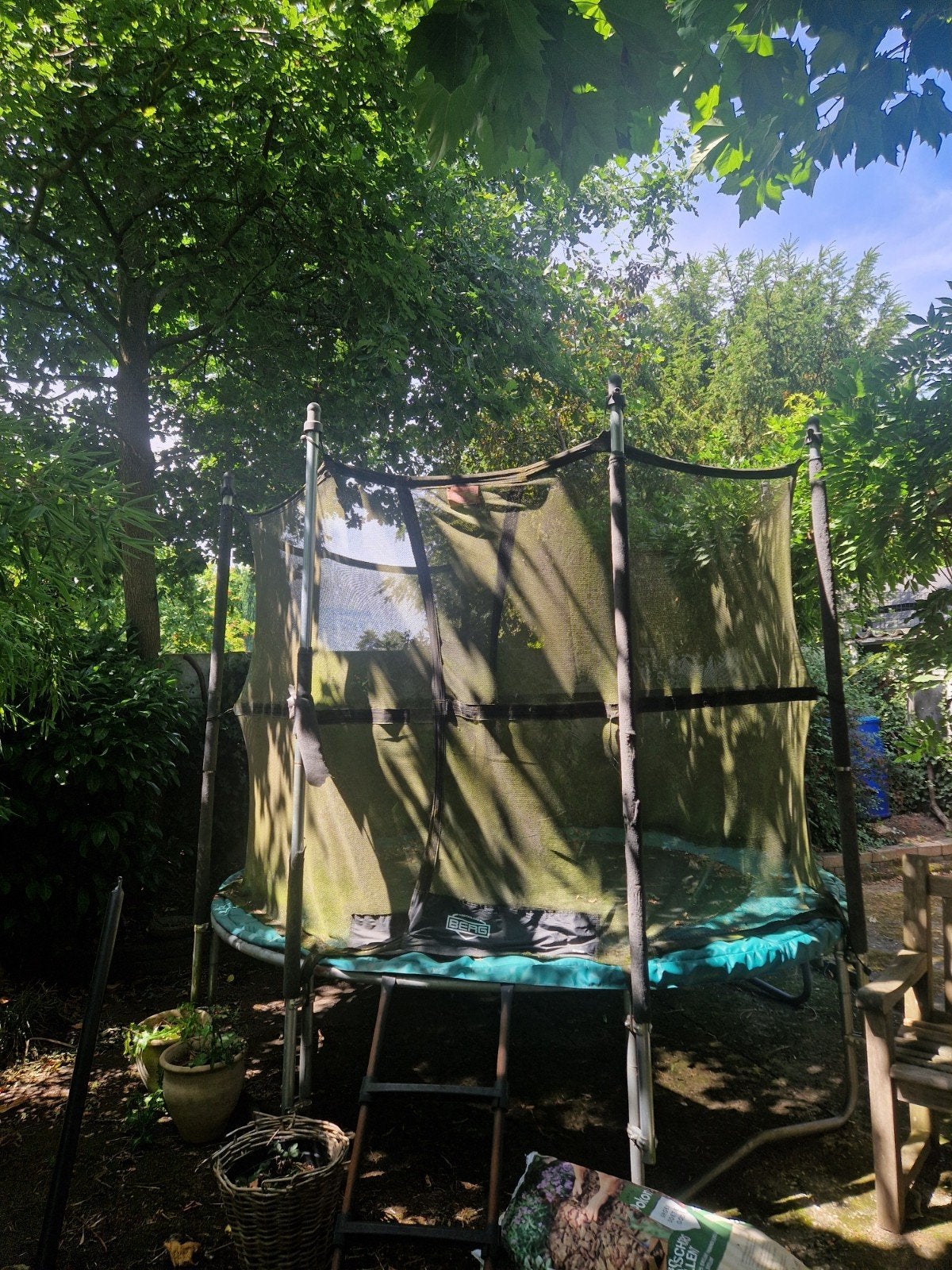Gratis! Grote trampoline Berg, Ophalen, Gebruikt