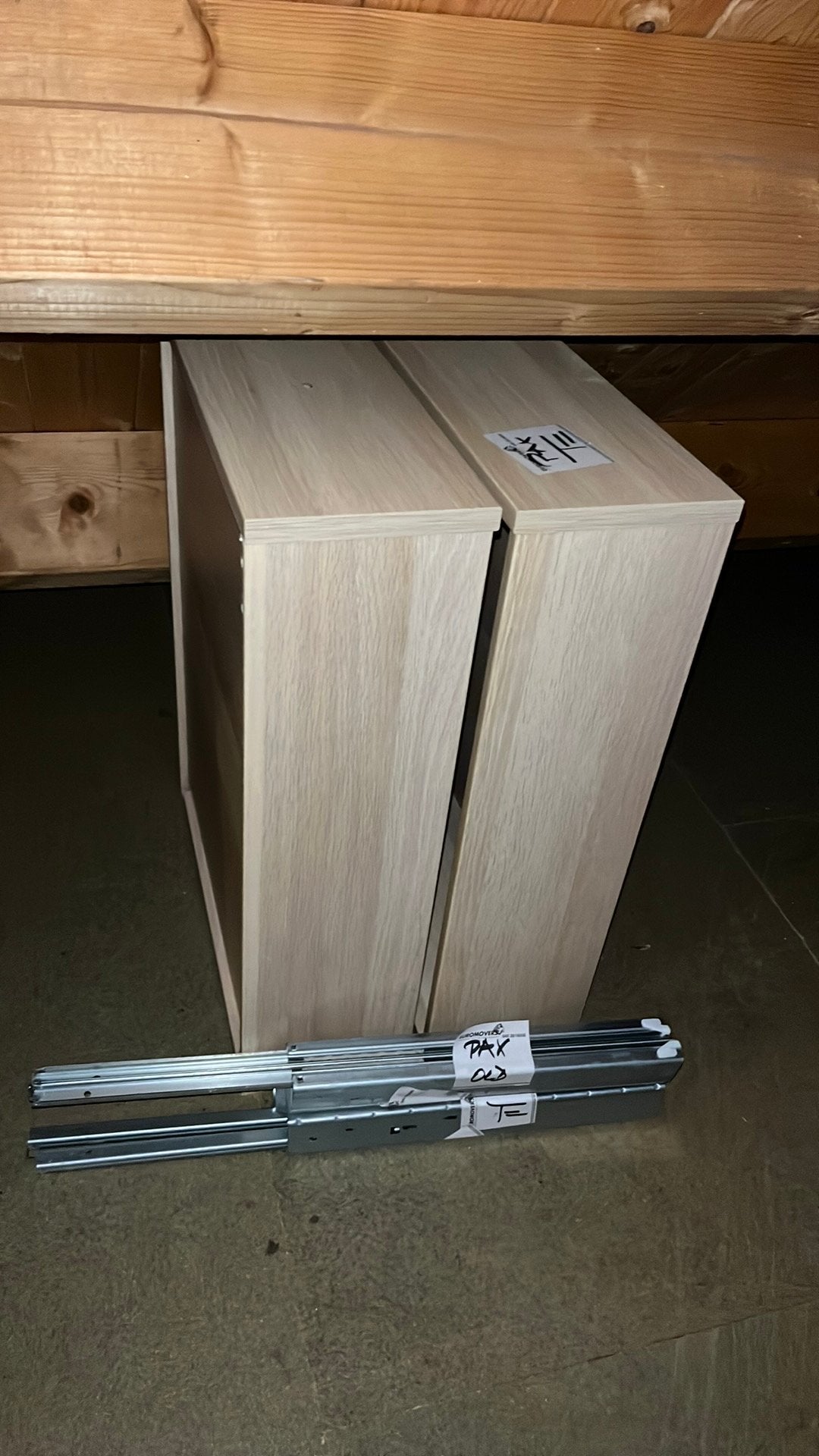 2 IKEA Pax lades 50 x 58 cm, Ophalen, 50 tot 100 cm, Zo goed als nieuw, Minder dan 100 cm
