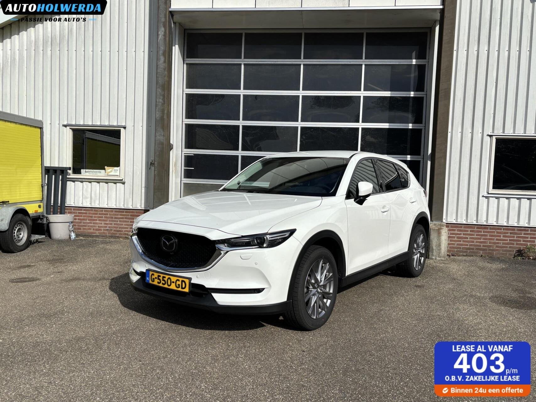 Luxe Mazda CX-5 2.0 SkyActiv-G 165 Luxury Parelmoer 2de eig., 1998 cc, Gebruikt, 4 cilinders, 2000 kg