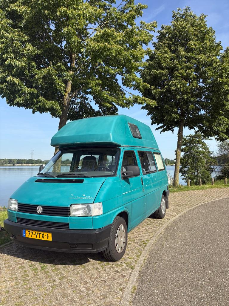 Volkswagen California Westfalia T4 Camper, Buscamper of Camperbus, Koelkast, Volkswagen, Fietsendrager