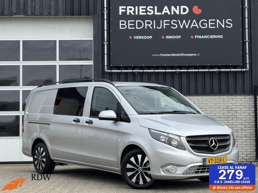 Mercedes Vito 119 CDI BlueTEC Lang Trekhaak/Camera/Leer/Navi, Auto's, Bestelauto's, Automaat, Achterwielaandrijving, Gebruikt