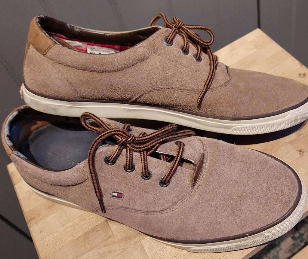 Tommy Hilfiger veter schoenen in maat 43, Bruin, Verzenden, Tommy Hilfiger, Zo goed als nieuw