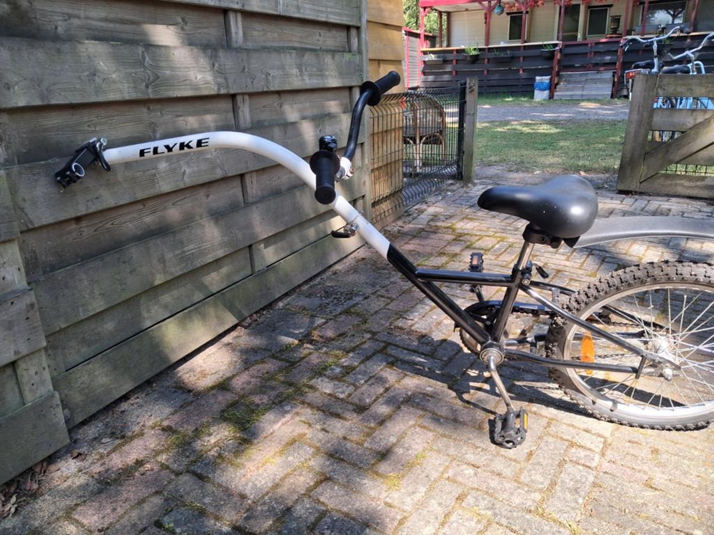 Flyke Aanhangfiets - Kinderfiets voor achter volwassen fiets, Ophalen