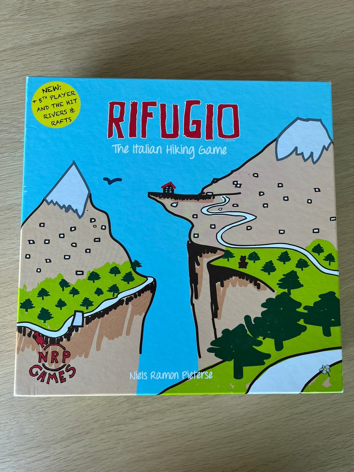 Rifugio the Italian hiking game bordspel, Ophalen, Zo goed als nieuw