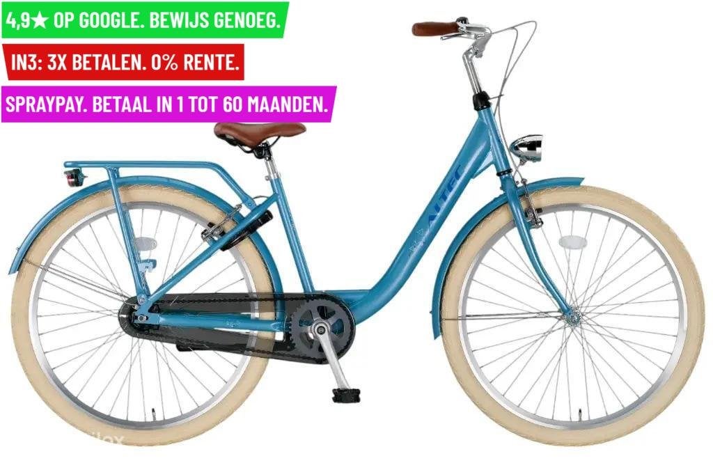 +Altec Candy 26 inch Girls' Bike Sky Blue- Garantie/Levering, Overige merken, 9713 Bv Groningen, Nieuw, 56 cm of meer