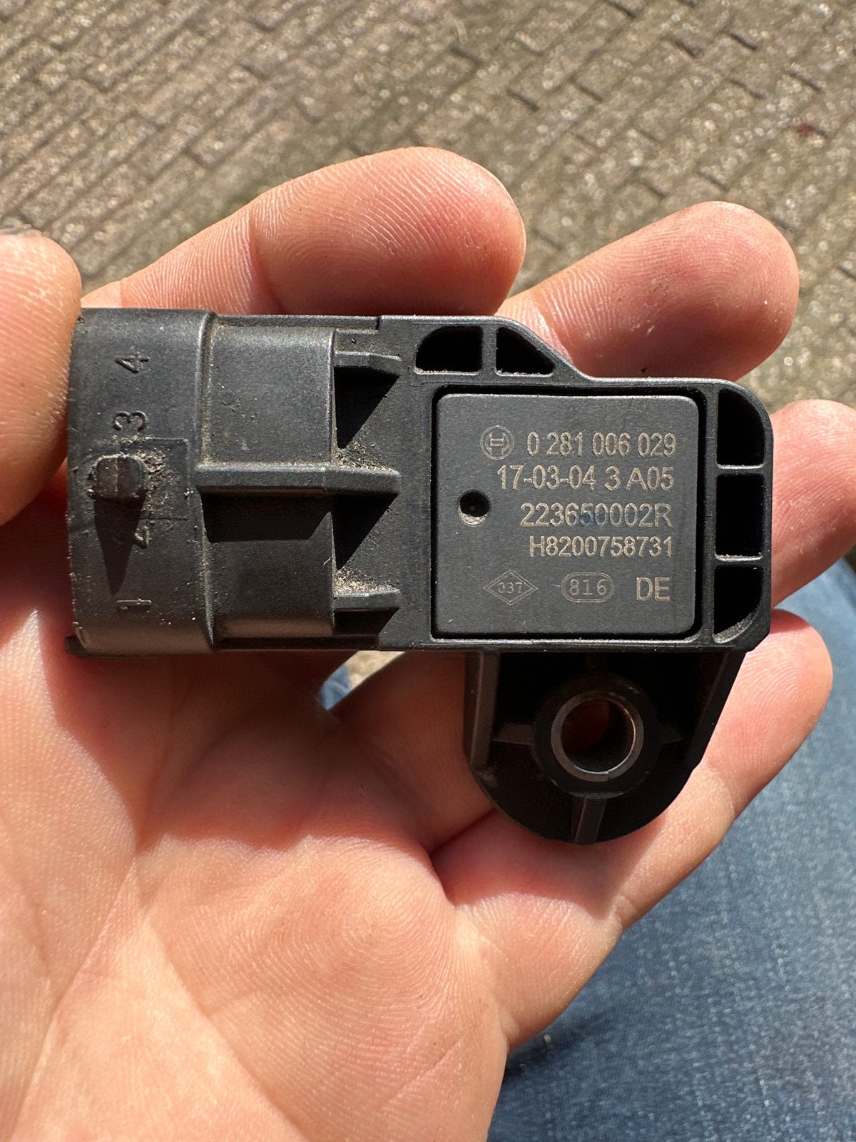 Sensor laadlucht slang Renault Megane 4 1.2 TCe (H5F), Auto-onderdelen, Motor en Toebehoren, Ophalen, Gebruikt, Renault