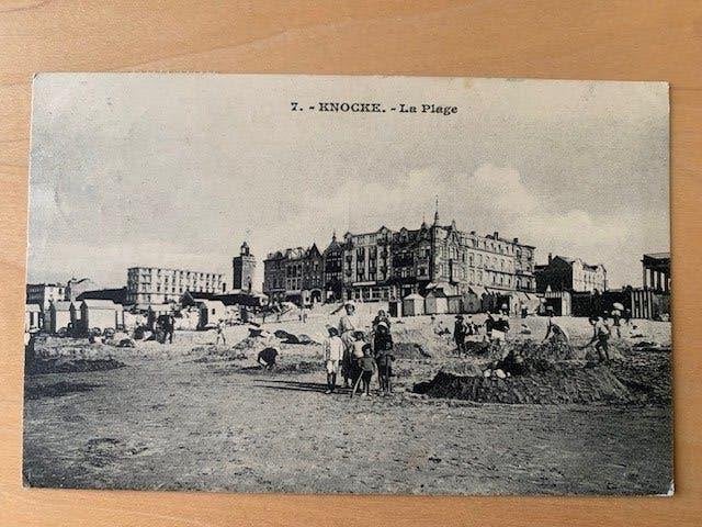 Ansichtkaart Knokke, Ophalen of Verzenden, Voor 1920, Gelopen, West-Vlaanderen