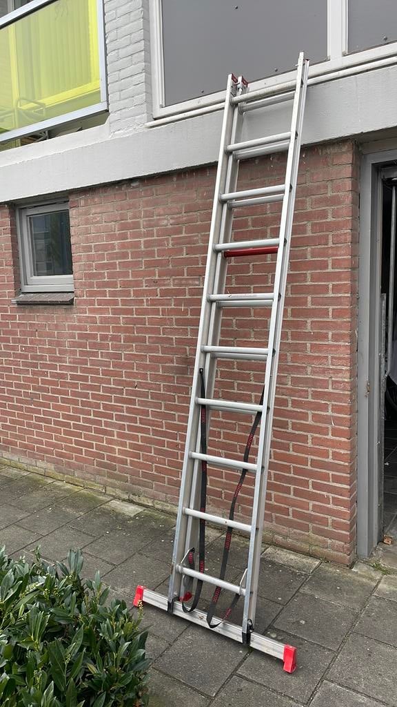 Altrex ladder 2x 10, Ophalen, Zo goed als nieuw, Ladder, Opvouwbaar of Inschuifbaar