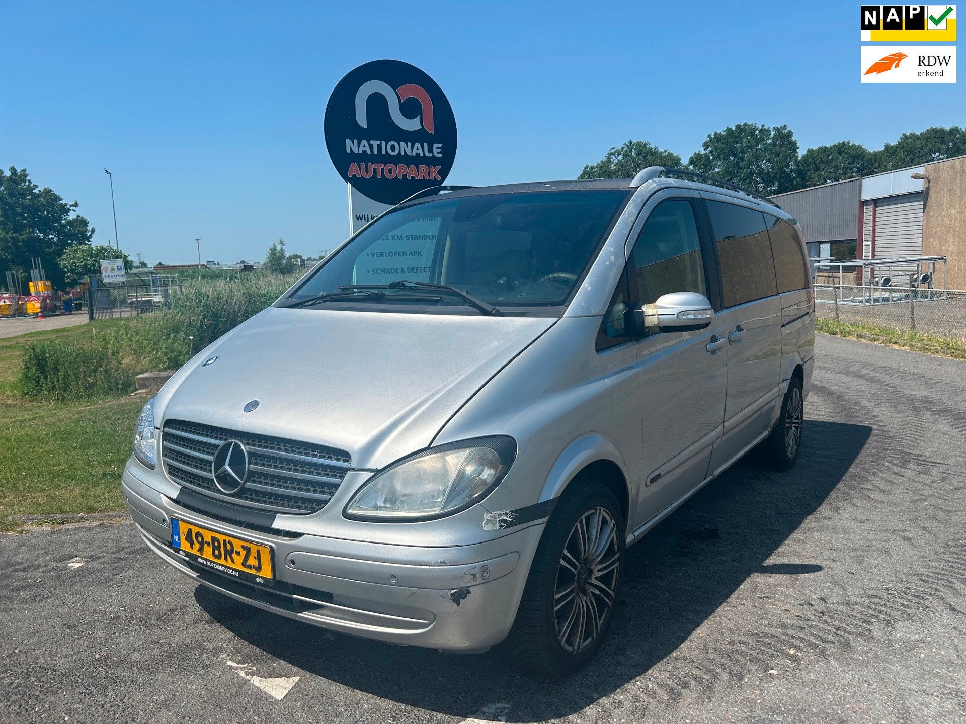 Mercedes-Benz Viano | 2005 | 2.2 CDI DC Trend Lang | AUTOMAA, Auto's, Bestelauto's, Bedrijf, Te koop, ABS, Airbags, Airconditioning