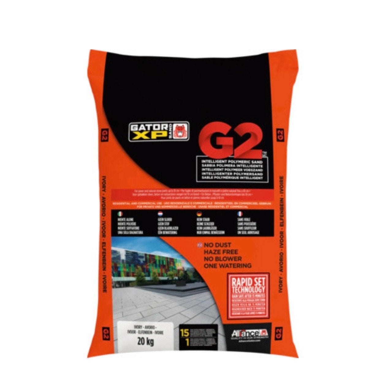 Gator XP G2 Voegzand Antraciet 20kg - 3/4 over, Ophalen of Verzenden, Zo goed als nieuw, Voegzand