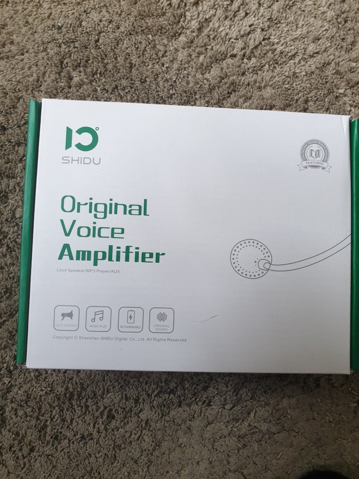 Shidu m500 draadloze stemversterker microfoon NIEUW !!!!!, Ophalen of Verzenden, Nieuw