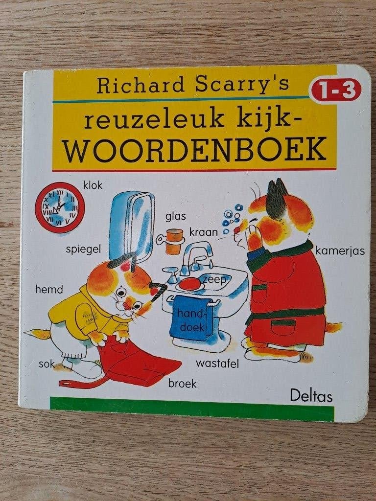 RICHARD SCARRY'S REUZELEUK KIJKWOORDENBOEK. KARTON., Gelezen, Ophalen of Verzenden, Richard Scarry, 2 tot 3 jaar