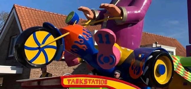Carnavalswagen motor/trike, Ophalen, Zo goed als nieuw