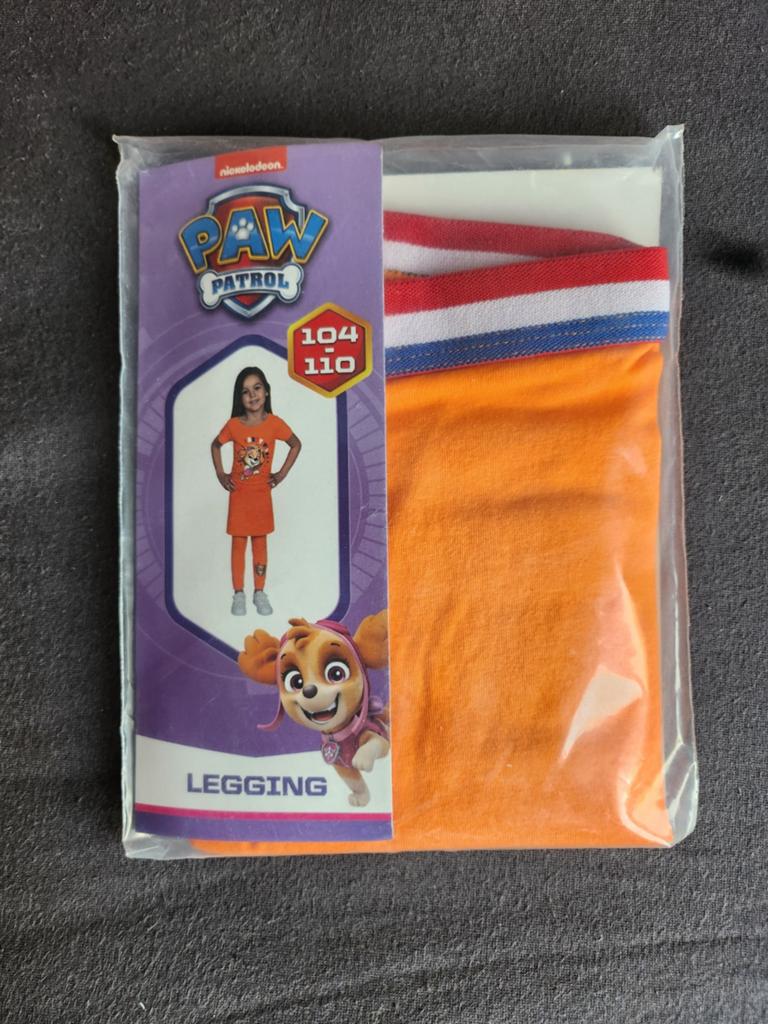 Oranje legging Paw Patrol 104-110 NIEUW *, Kinderen en Baby's, Kinderkleding | Maat 104, Ophalen of Verzenden, Nieuw, Meisje, Broek