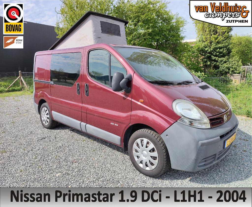 Nissan PrimaStar 1.9 DCi - L1H1 - NL Buscamper, Caravans en Kamperen, Campers, Overige merken, Buscamper of Camperbus, Tot en met 2
