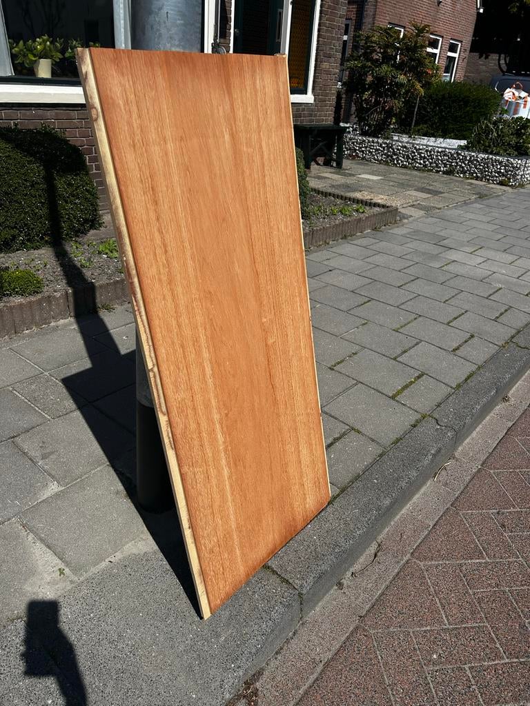 Houten plank - gefineerd eiken, Doe-het-zelf en Verbouw, Hout en Planken, Zo goed als nieuw, Plank, Overige houtsoorten, 200 tot 250 cm