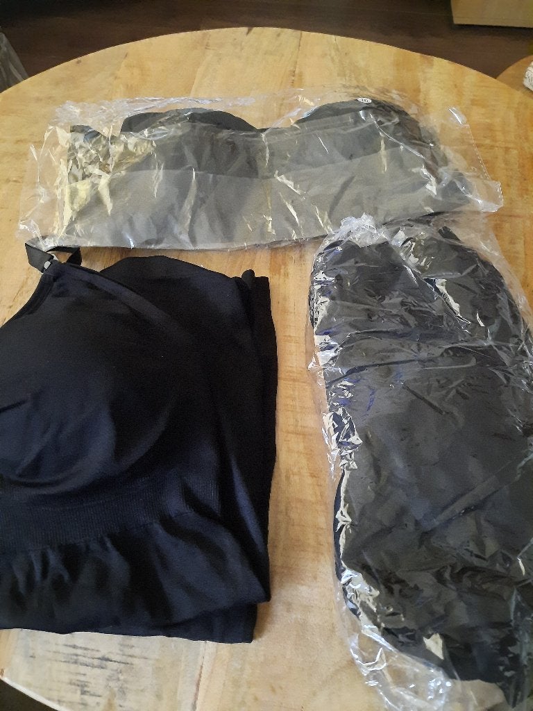 3 stuks Bodyshaper hemdjes maat 2 xl, Verzenden, Zwart, Maat 46/48 (XL) of groter, Nieuw