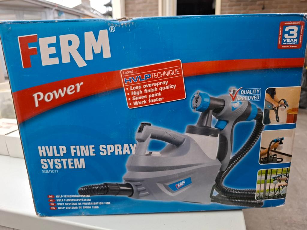 FERM HVLP Fine Spray System SGM1011 - Verfspuitsysteem, Ophalen, Nieuw, Verfspuit of Verfpomp