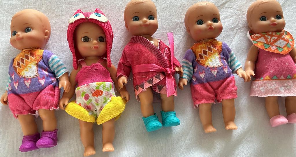 Mini Chou Chou Birdies schattige popjes., Kinderen en Baby's, Speelgoed | Poppen, Ophalen of Verzenden, Gebruikt, Babypop