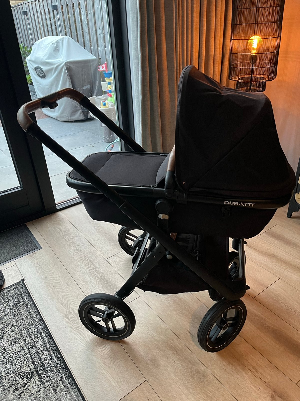 Dubatti One Kinderwagen Zwart - Compleet, Ophalen, Gebruikt, Kinderwagen, Overige merken