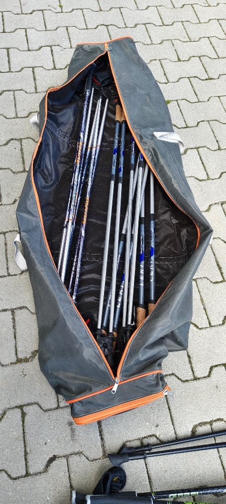 Nordic Walking stokken incl. draagtas, Ophalen, Gebruikt, Benen, Overige typen