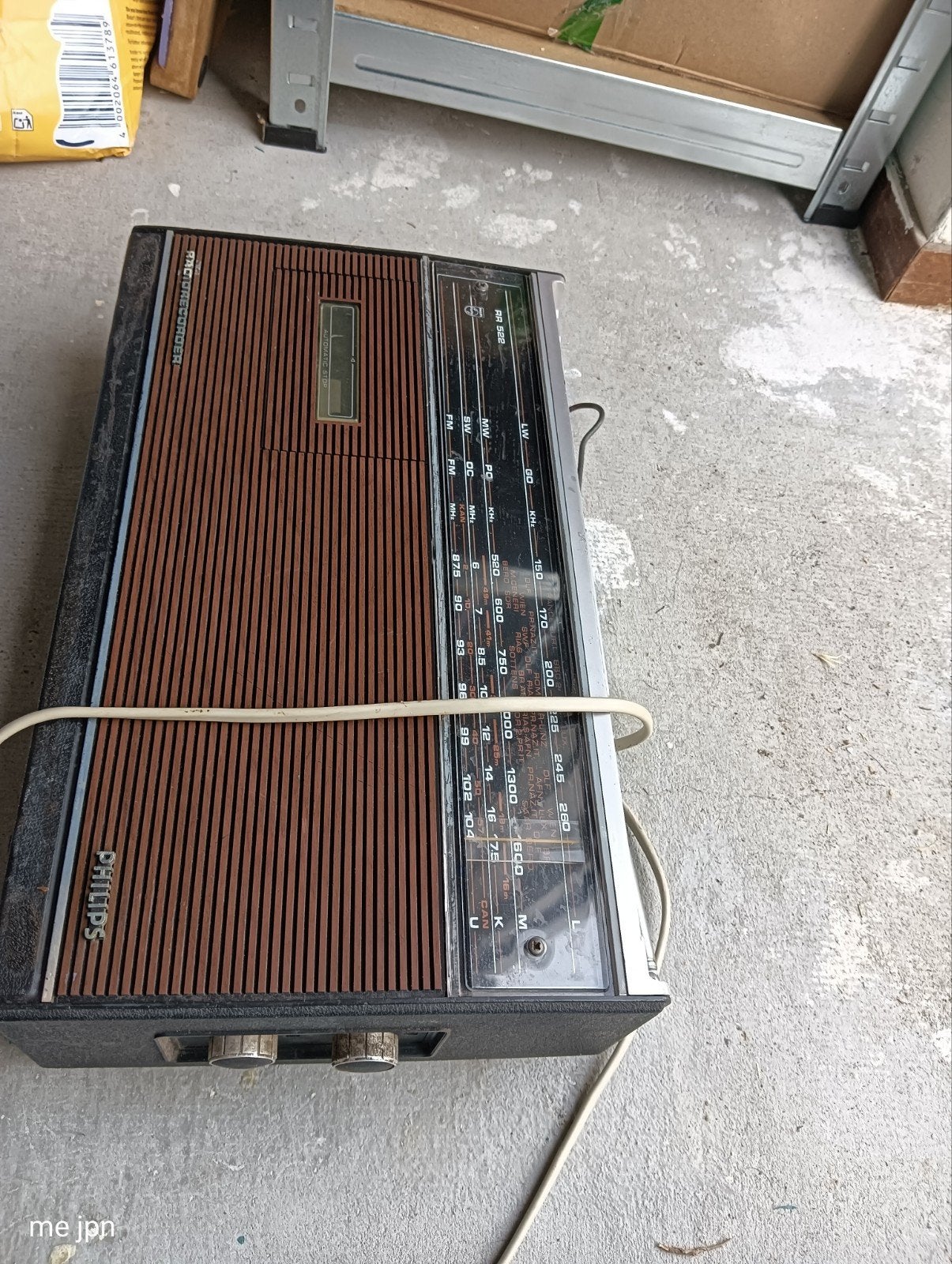 Philips transistor radio jaren 60 ,type rr522, Ophalen, Gebruikt