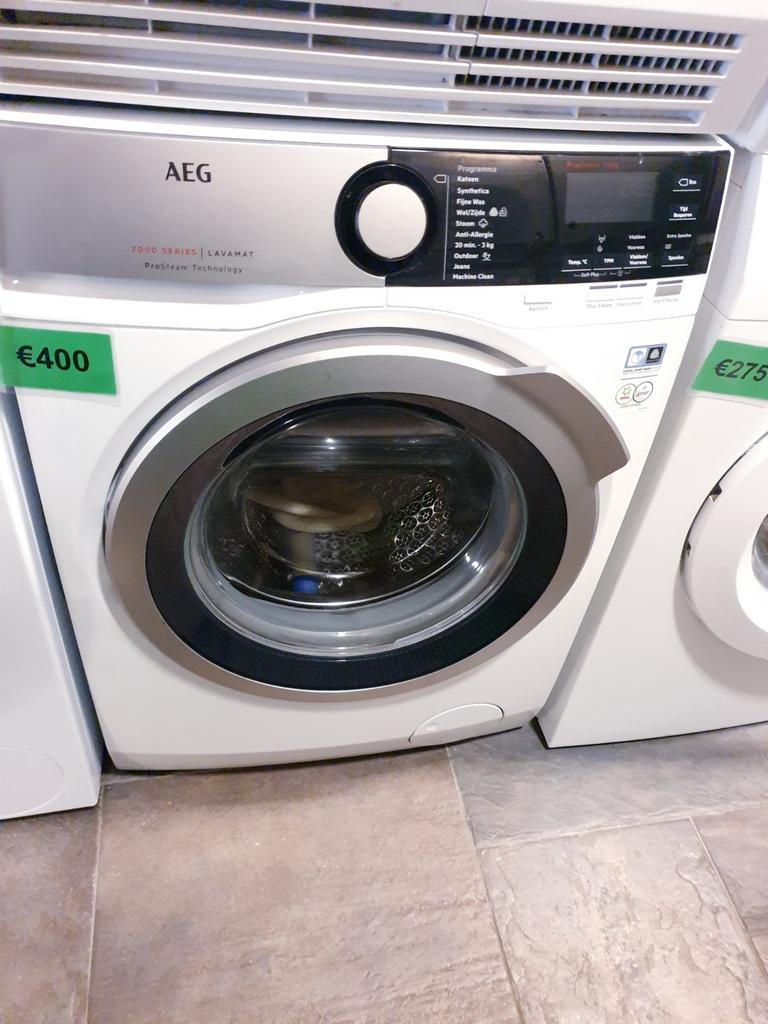 wasmachine AEG ️8kg️️️ ️️️️✅6000 Series A+++ INC GARANTIE, Witgoed en Apparatuur, Wasmachines, Ophalen, Minder dan 85 cm, Zo goed als nieuw