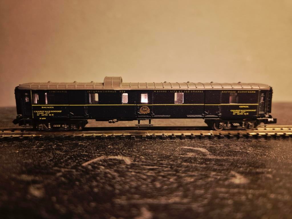 Rivarossi 9593 Orient Express Bagagewagon CIWL N-spoor, Hobby en Vrije tijd, Modeltreinen | N-Spoor, Overige merken, Gebruikt