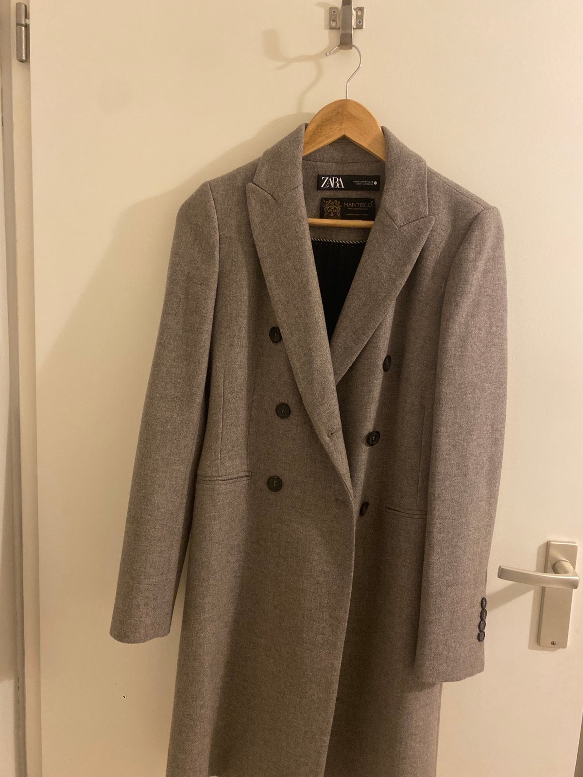Grijs mantel zara xs, Ophalen of Verzenden, Zo goed als nieuw, Maat 34 (XS) of kleiner, Grijs