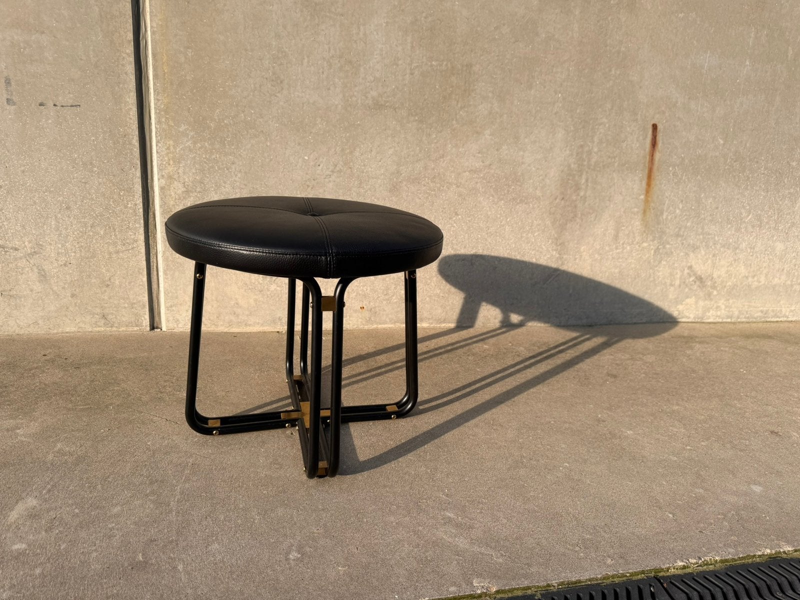 STELLAR WORKS CHILLAX STOOL | NERI & HU | zwart leer design, Overige materialen, |, Ophalen of Verzenden, Zo goed als nieuw