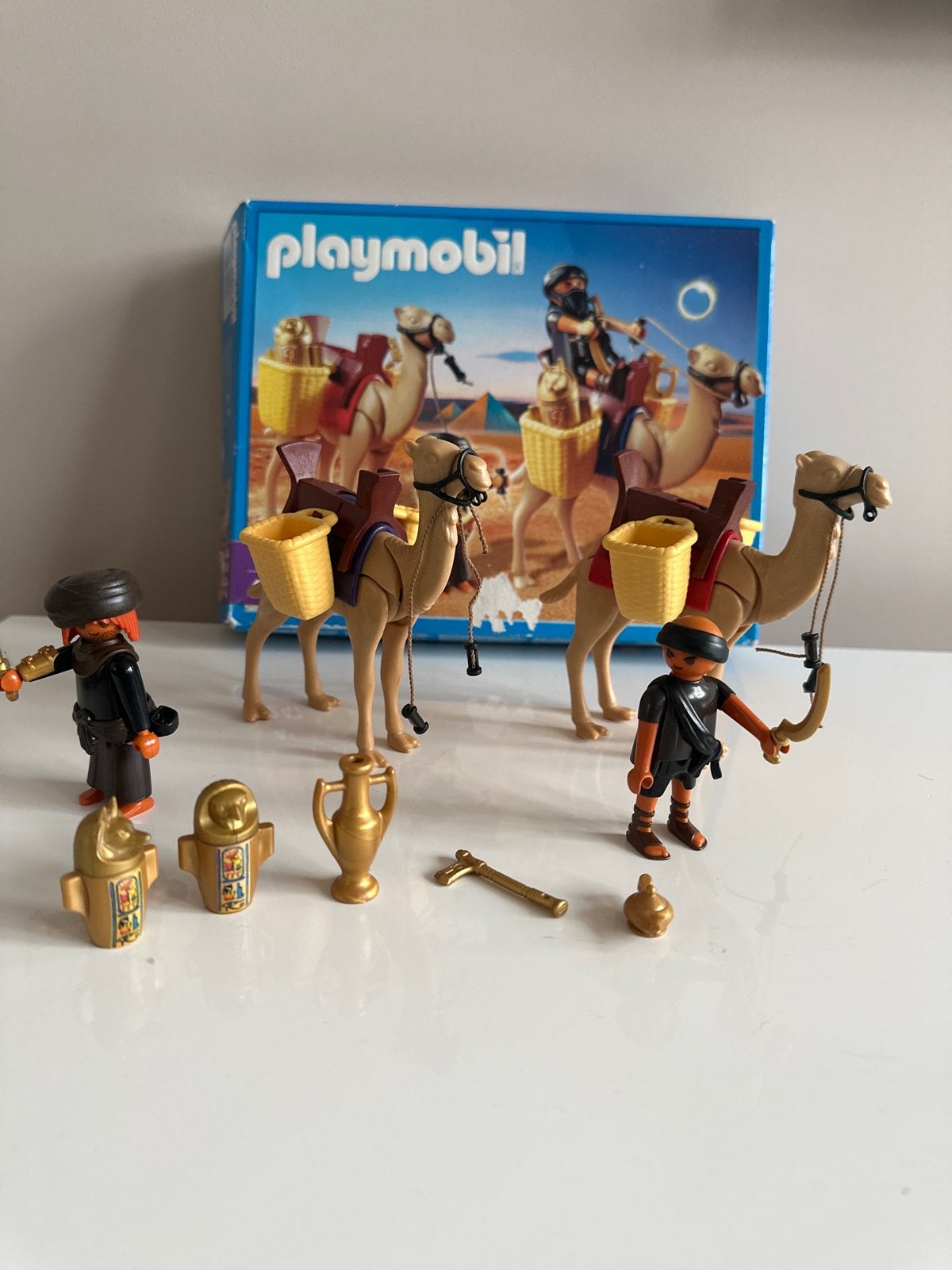 PLAYMOBIL 4247 Kamelen met schatten - Compleet, Ophalen of Verzenden, Zo goed als nieuw, Jongen of Meisje