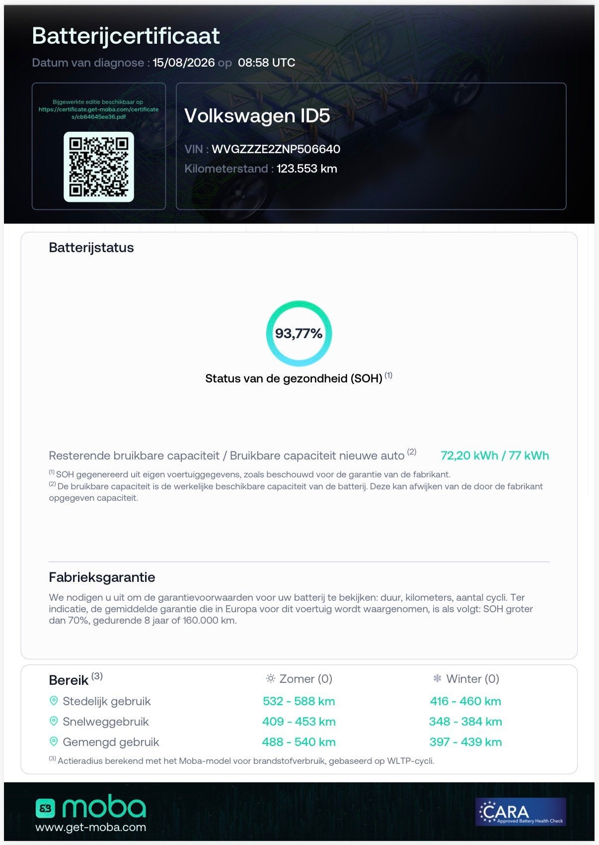 Volkswagen ID.5 Pro 77 kWh SOH 93.77%Dealer onderhouden/Eers, Automaat, Dealer onderhouden, Achterwielaandrijving, Zwart