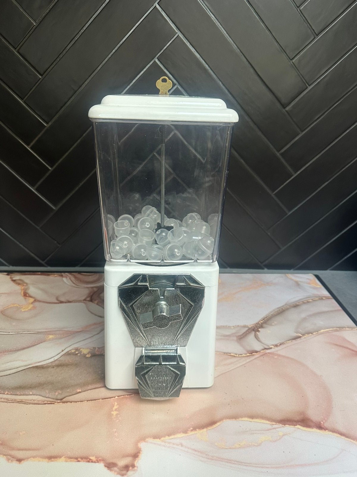 Kaugomballen automaat vintage, Ophalen, Zo goed als nieuw