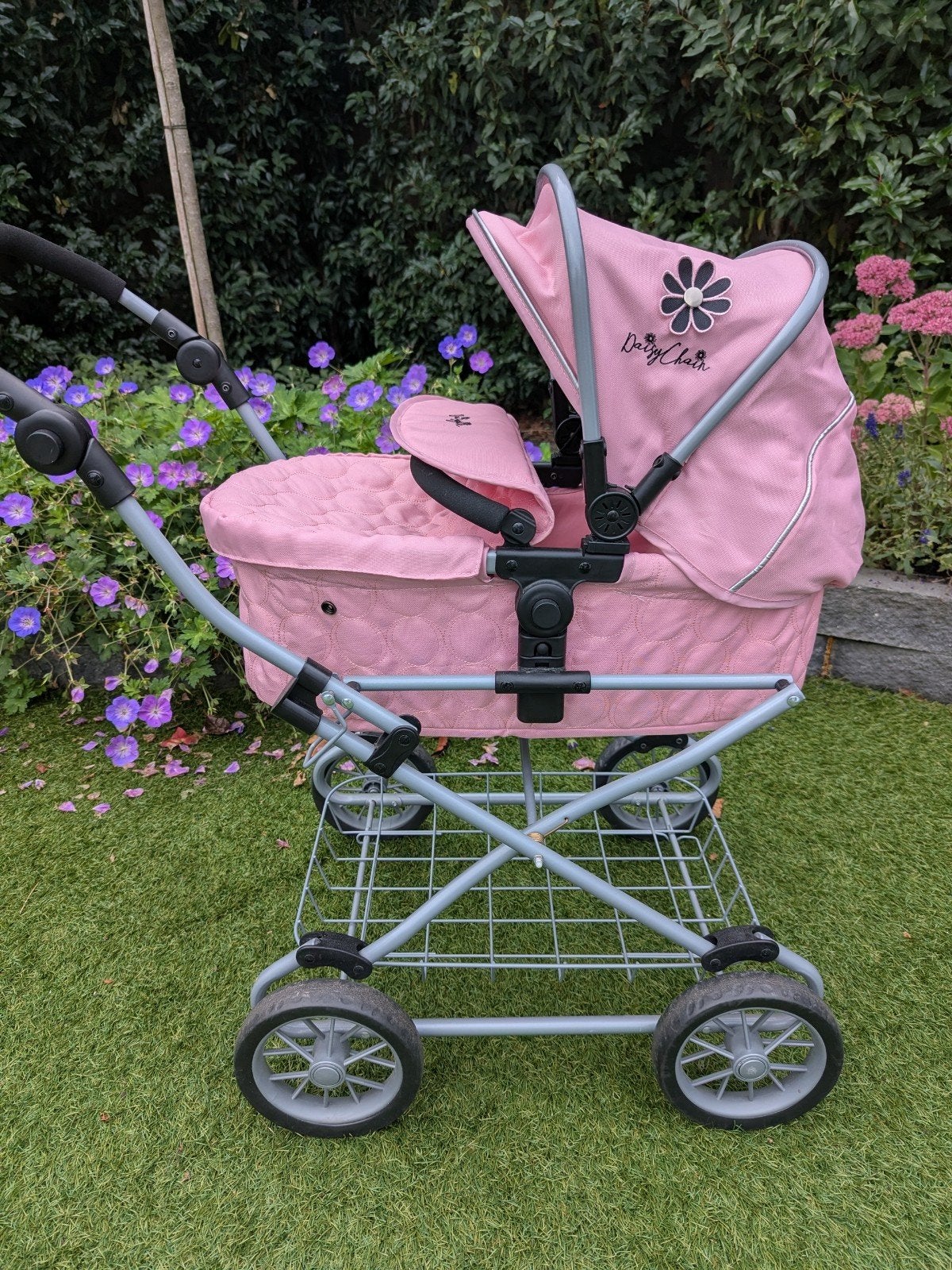 Poppenwagen Daisy Chain, roze, tm 9 jaar, nieuw, Ophalen, Zo goed als nieuw, Overige typen