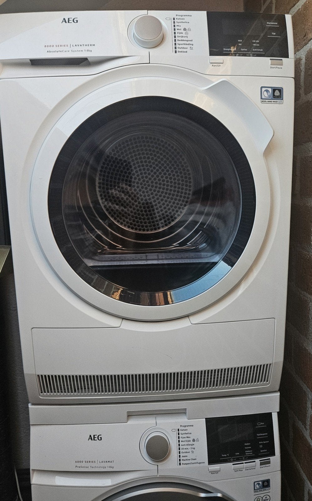 AEG warmtepomp droger izgs, Witgoed en Apparatuur, 6 tot 8 kg, Overige typen, Ophalen of Verzenden, Zo goed als nieuw