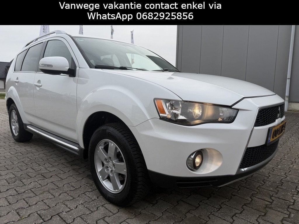 Mitsubishi Outlander 2.0 Airco APK: Nieuw bij aflevering, 1998 cc, 4 cilinders, Wit, Origineel Nederlands