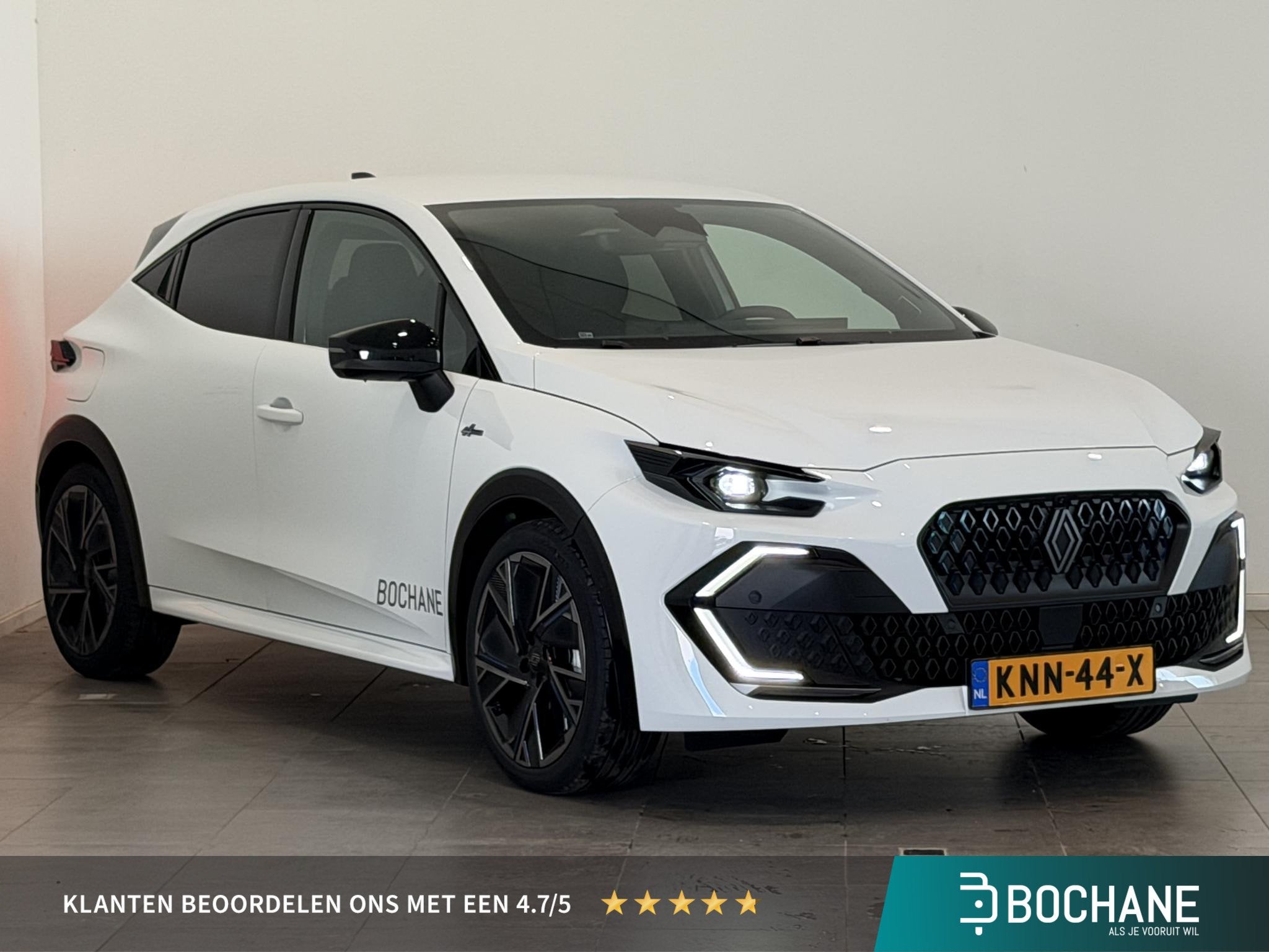 Renault Clio 1.8 Hybrid 160 esprit Alpine | Demo | Camera |, 4 cilinders, Met garantie (alle), Wit, Origineel Nederlands