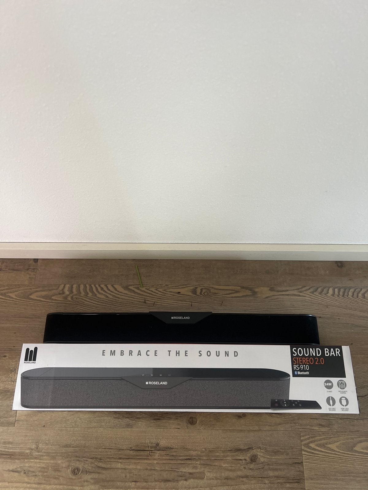 Roseland Soundbar Stereo 2.0 RS-910 met Bluetooth, Ophalen of Verzenden, Bluetooth, Nieuw