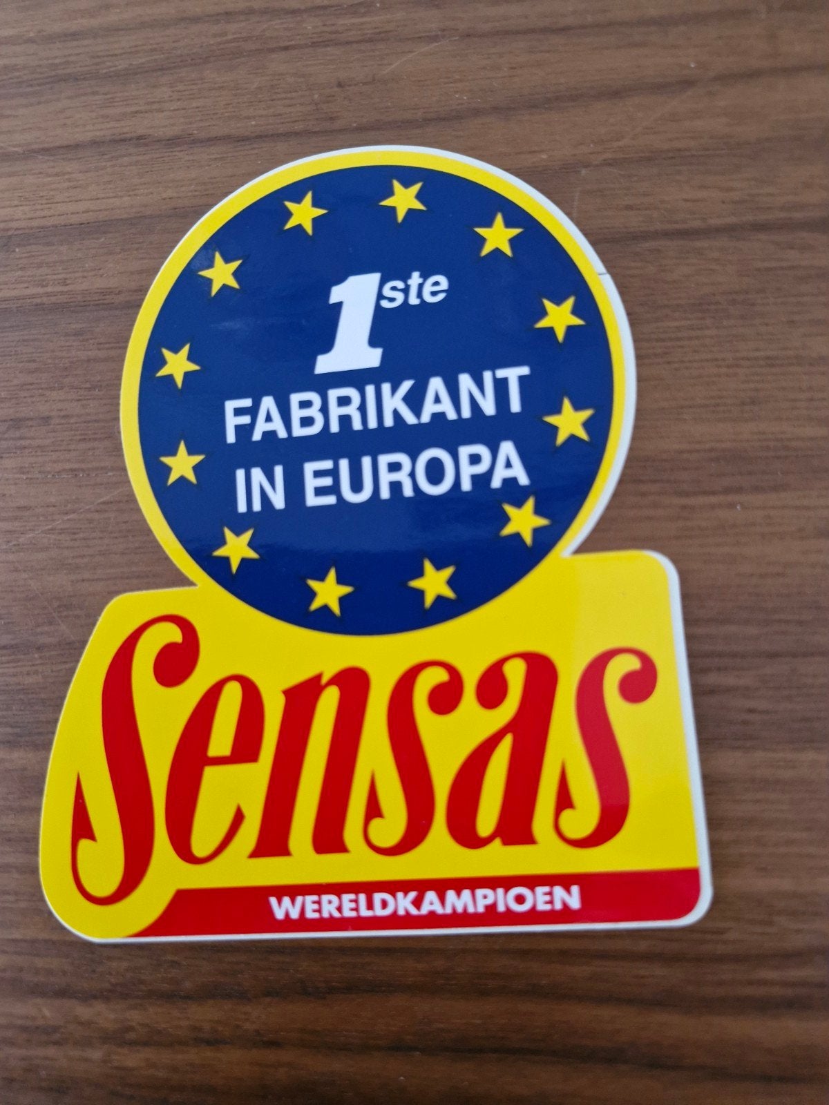 10413 Sensas Wereldkampioen Sticker-1ste Fabrikant in Europa, Ophalen of Verzenden, Nieuw, Merk