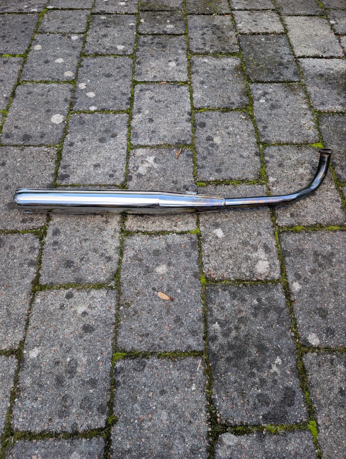 Tecno sigaar 28mm uitlaat chroom Tomos A3 / A35, Ophalen of Verzenden, Gebruikt, Uitlaat, Tomos