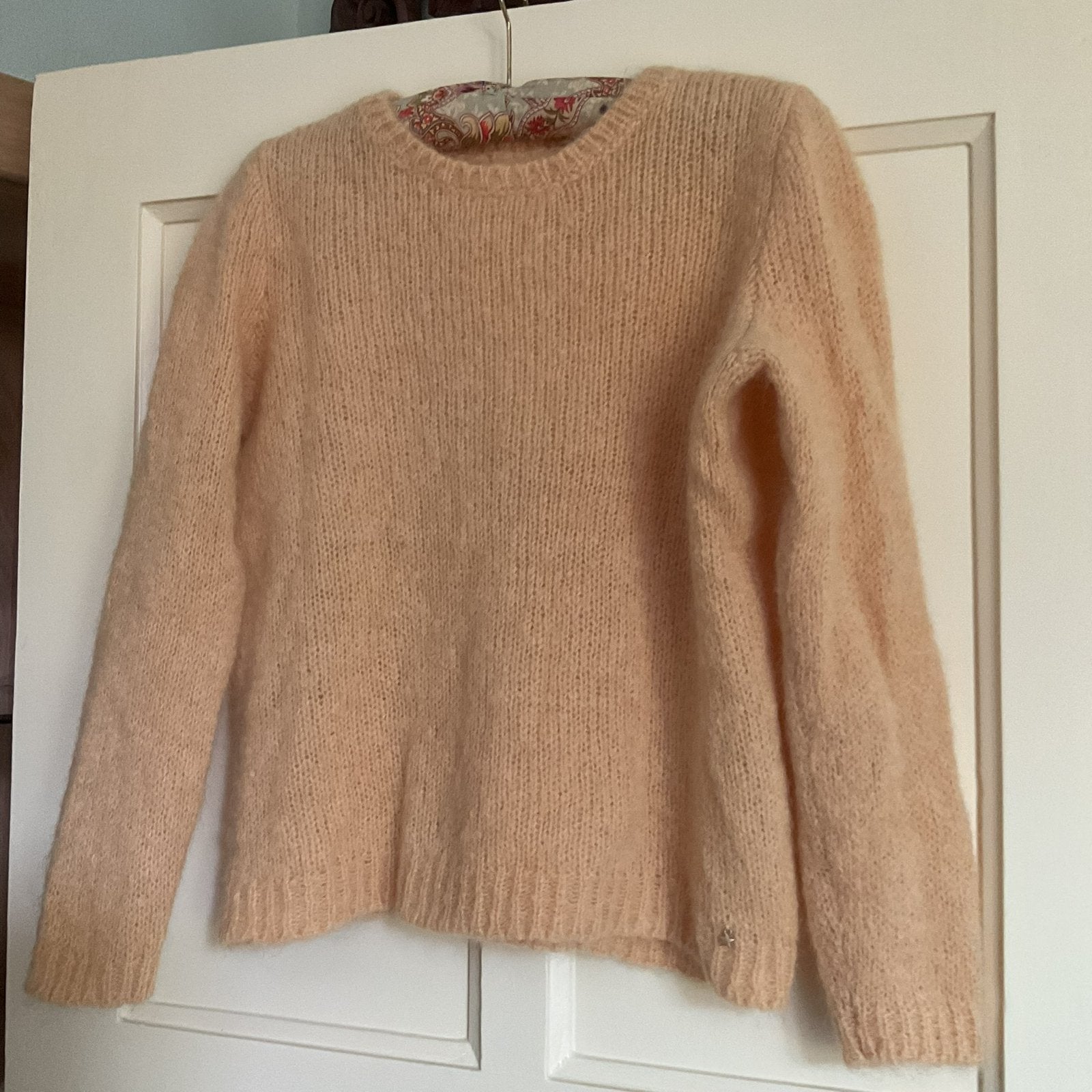 ERG MOOIE DES PETITS HAUTS DIEPGELE TRUI MT S, Kleding | Dames, Geel, Ophalen of Verzenden, Maat 36 (S), Gedragen